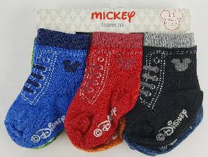 6PK MICKEY MOUSE GRIPPY SOCKS